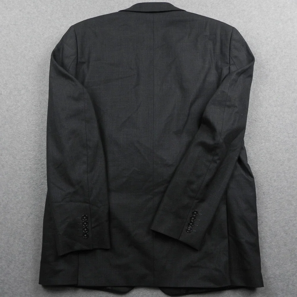 Apt. 9 Blazer Mens 44L Slim Fit Premier Flex Charcoal Gray Stretch Suit Jacket